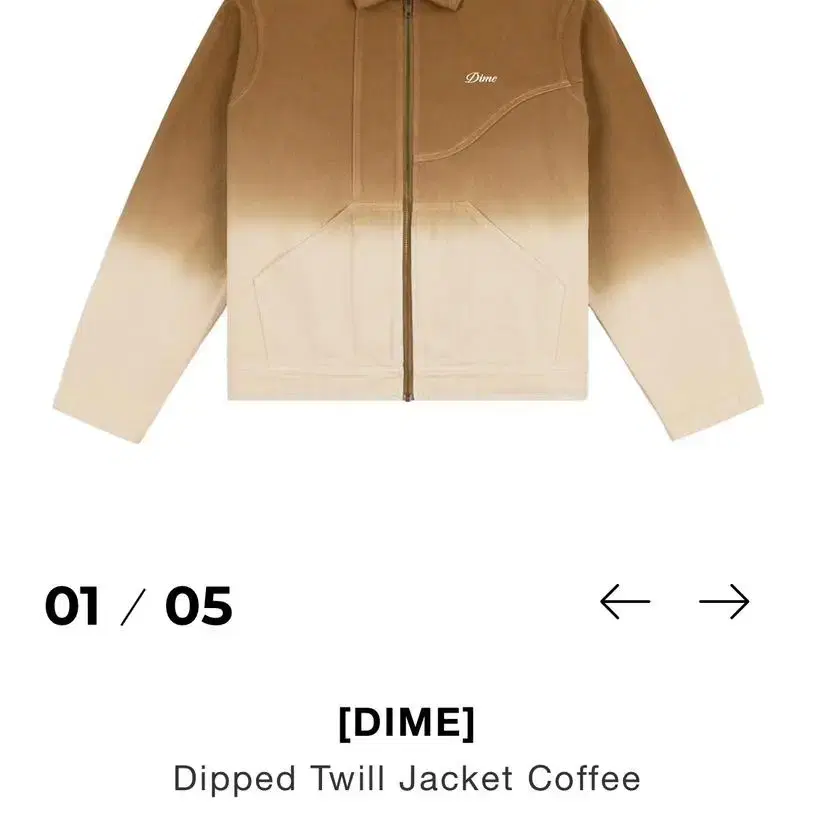 Dime twill jacket