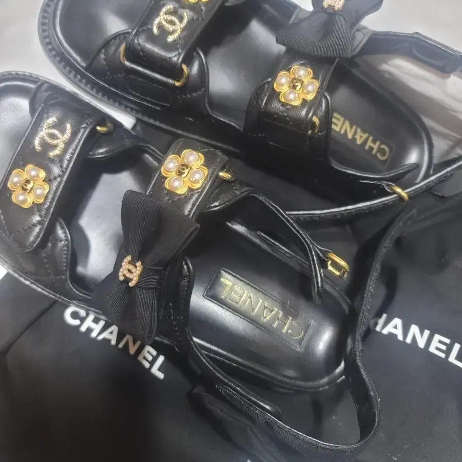 CHANEL 샌들 36.5 세트 풀구성