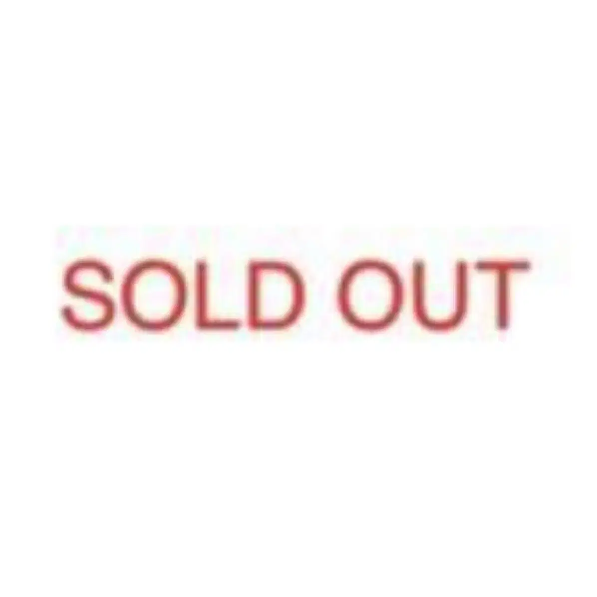 SOLD OUT