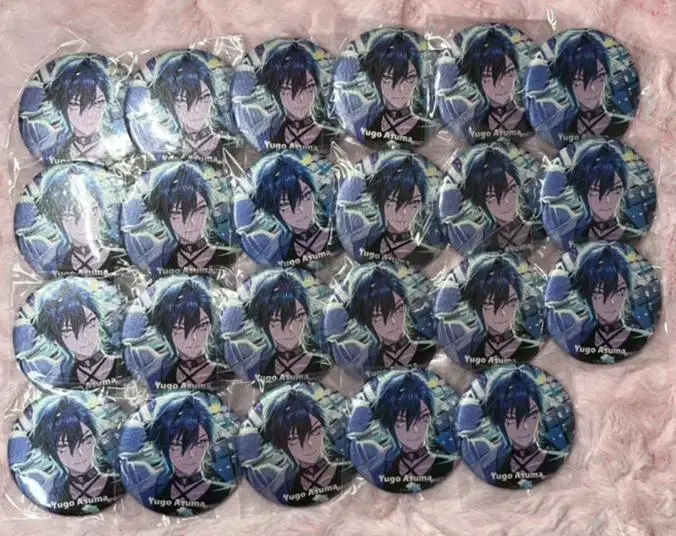 [Bulk] NIJISANJI Ten Yugo Asuma sakura 23 Bloom Can Badges