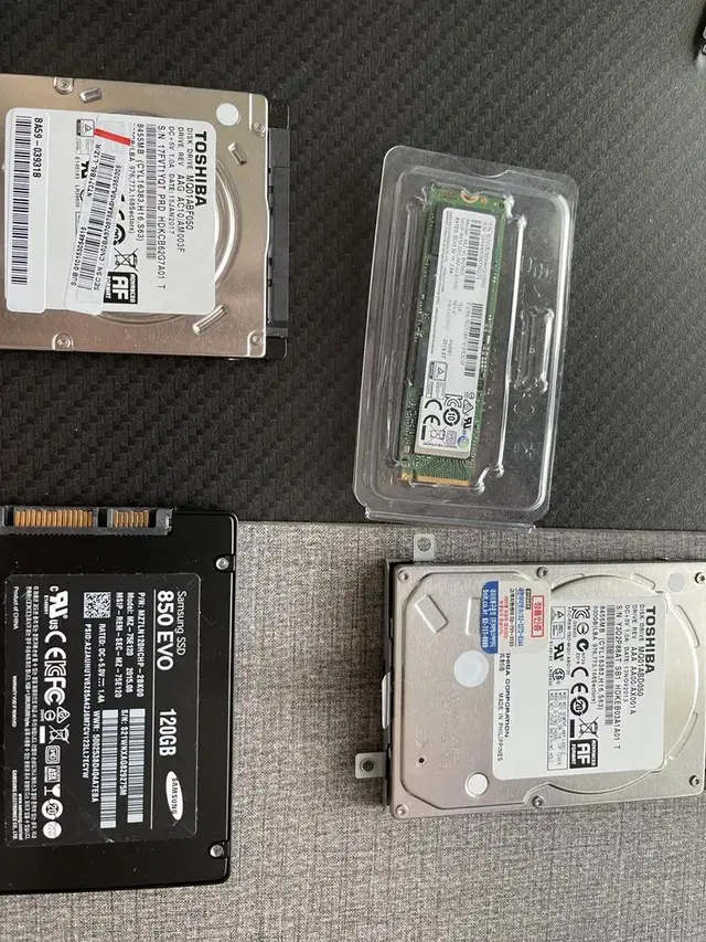 노트북 Ssd hdd m.2 850 evo 120