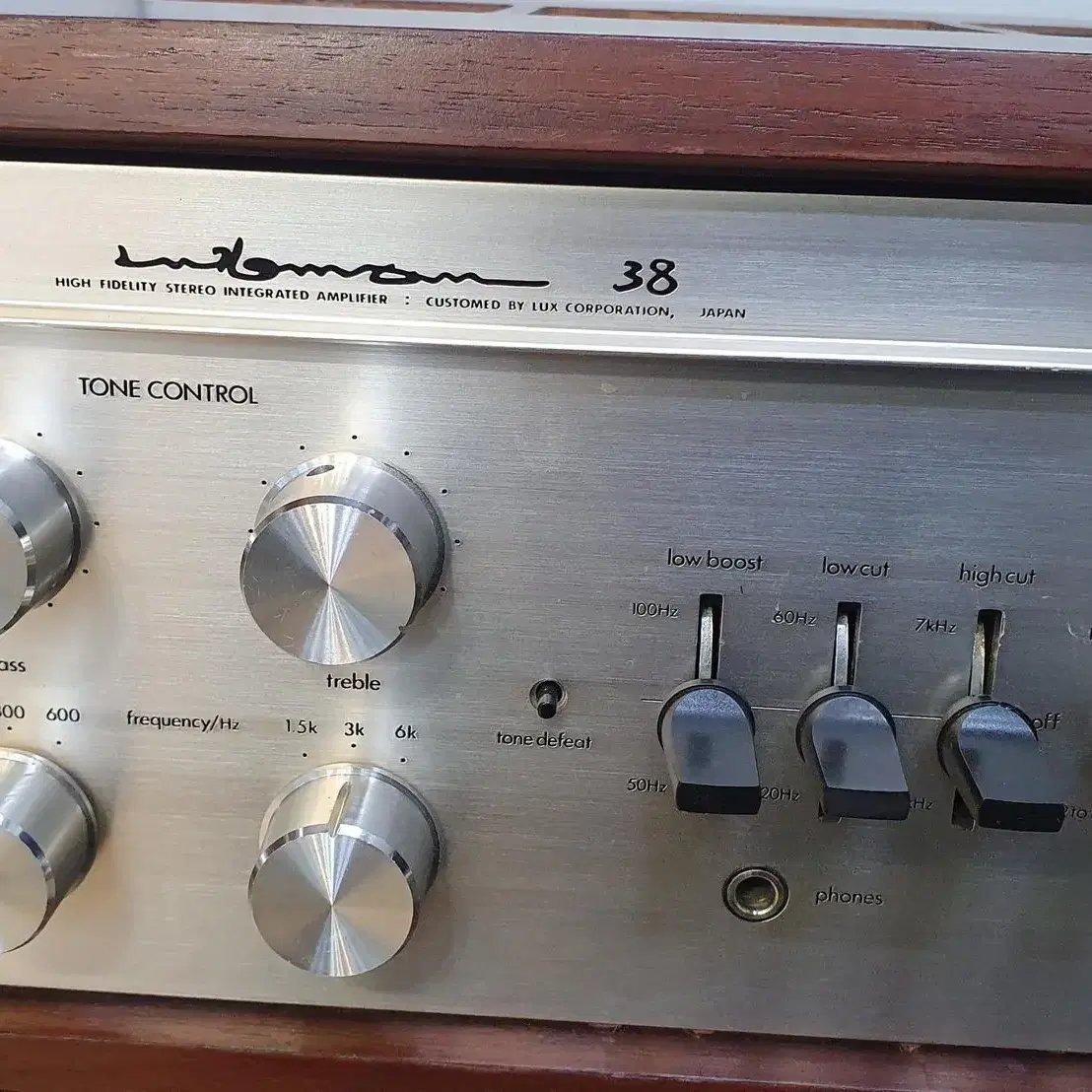 LUXMAN (럭스만) LX38 진공관인티앰프/오리지날우드케이스