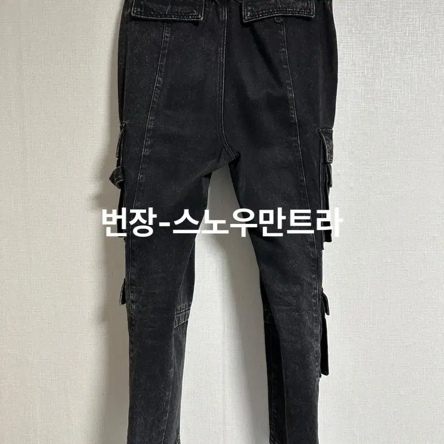 [46] 준지 19FW 흑청 멀티 데님 카고