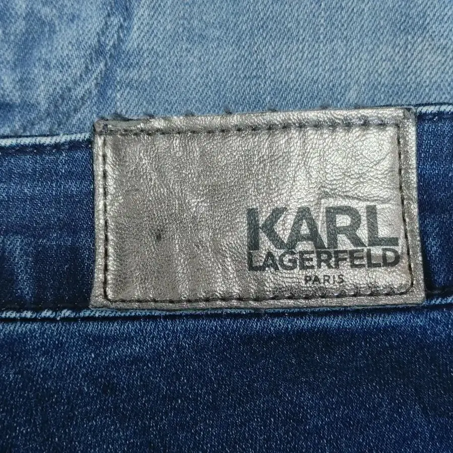 KARL LAGERFELD 칼라거펠드 여성 스판 찐청데님