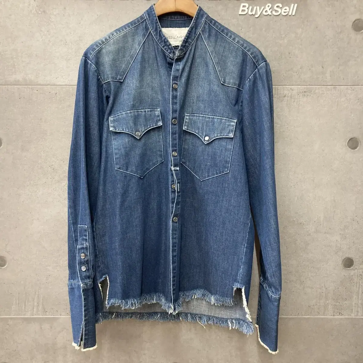 그렉로렌 greg lauren 웨스턴 빈티지 데님셔츠-G030921