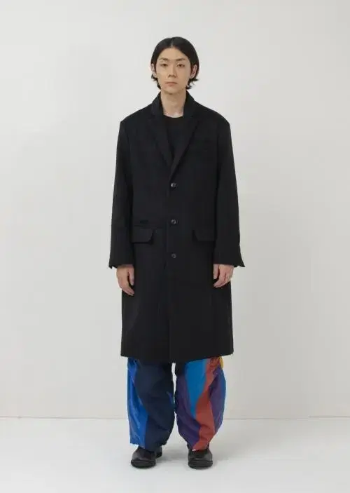 Gakuro Cashmere Single Coat 2 Size Cut Offs