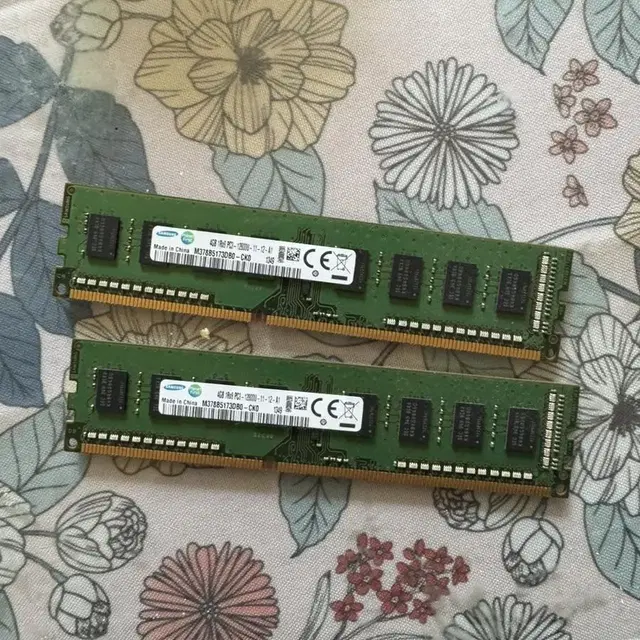 램 ddr3 4gb x 2