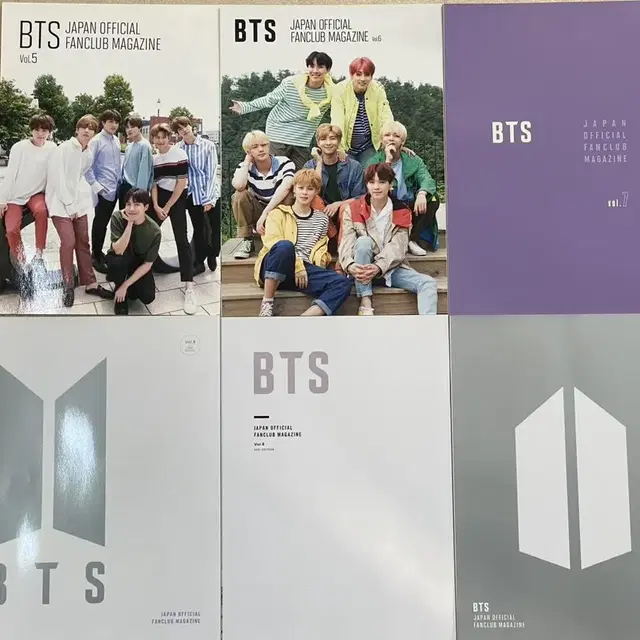 BTS 방탄소년단 일본 FC 회지 vol.5~10