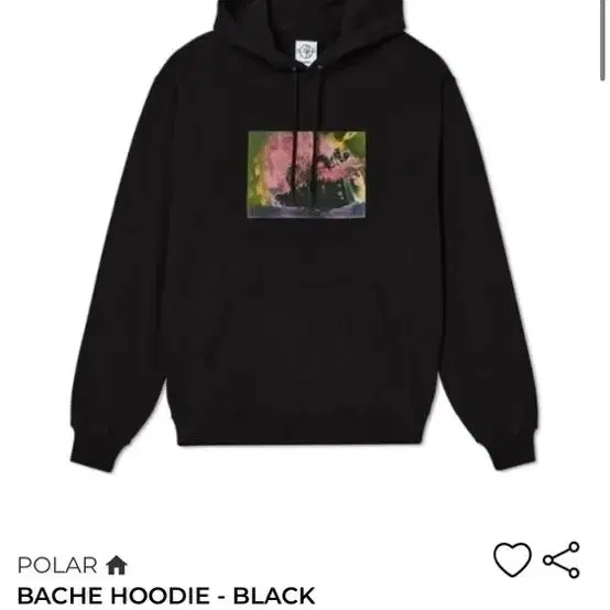 [새상품] 폴라스케이트 후드 M사이즈 Bache Hoodie