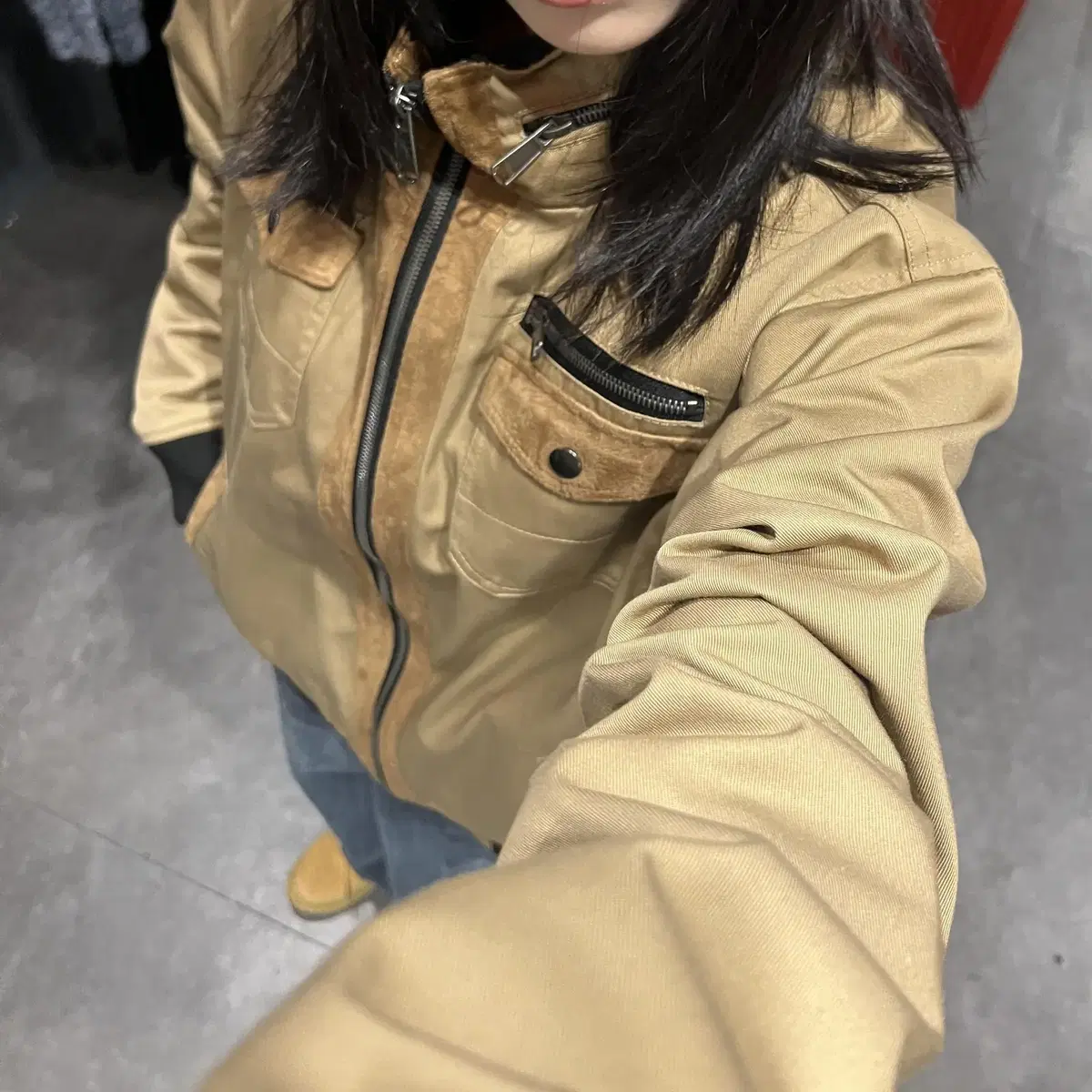 (END) ILLS I WILL SURVIVE Japan Bloomingdale's Work Jacket