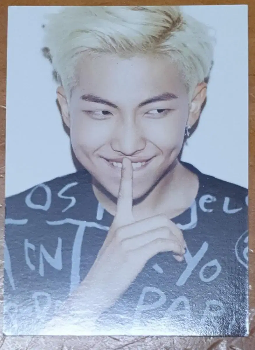 BTS Rapmon RM Namjoon Photo Card