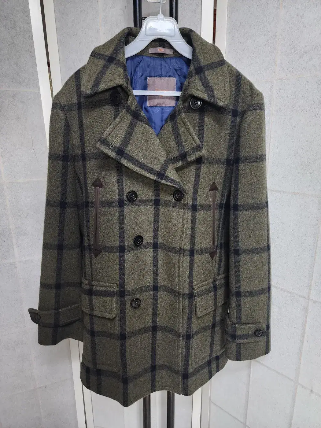 Townsend Woolen Jacket Half Coat Men's Plaid