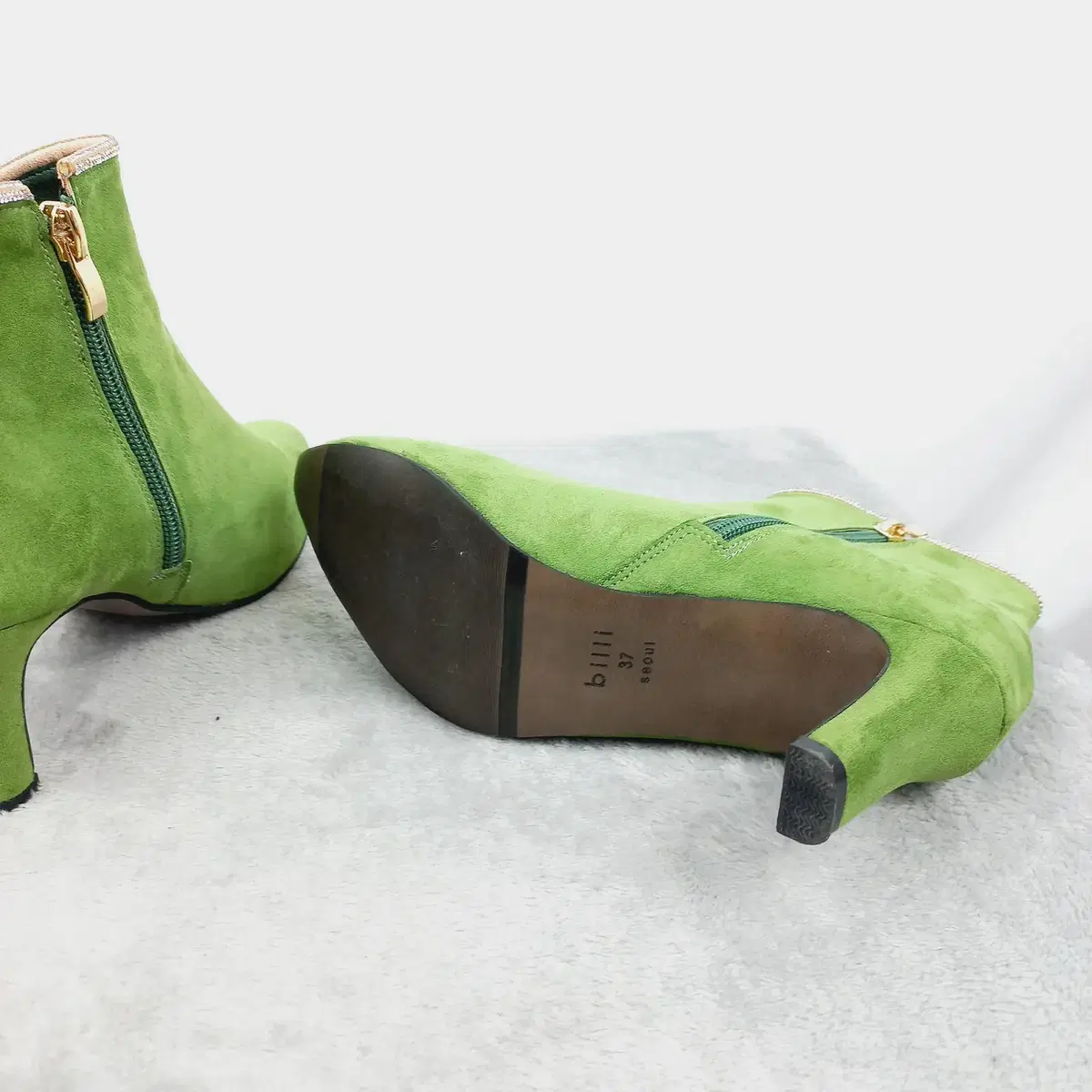 BILLI Green Ankle Boots Swade 구두(230)