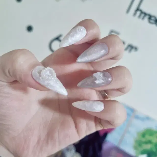 Yozm NailTip 화이트인어마그넷