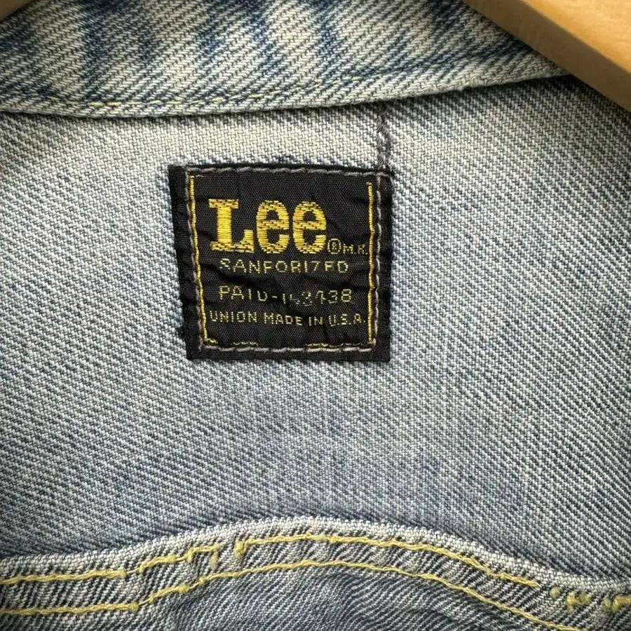 70s "MADE IN USA" Lee 101 데님 자켓