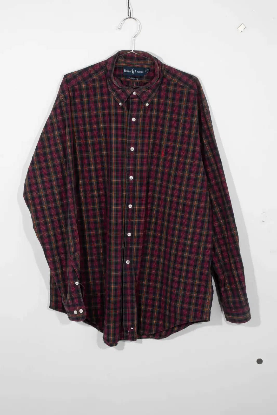 [xl] polo plaid shirt (classci fit)