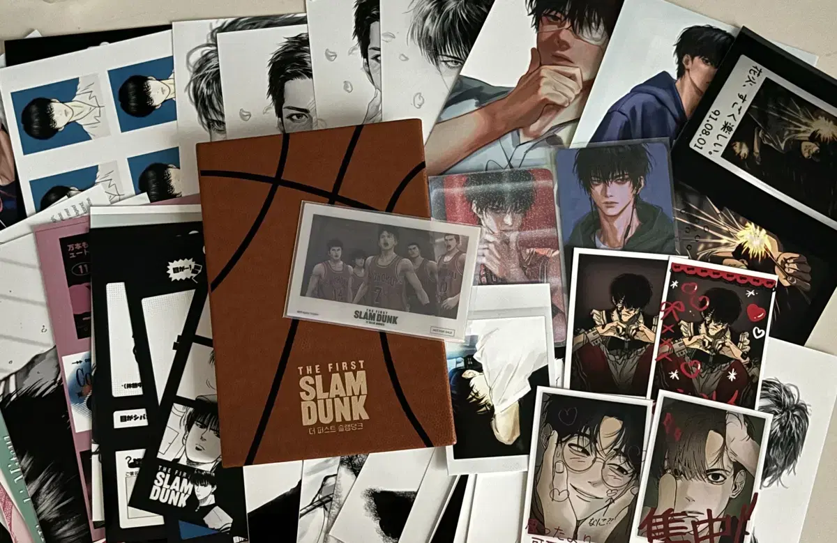 Bulk/Large Quantity/Reduced Price) SLAM DUNK pop up Postcard Book + pre-order benefit + unofficial goods Photocards