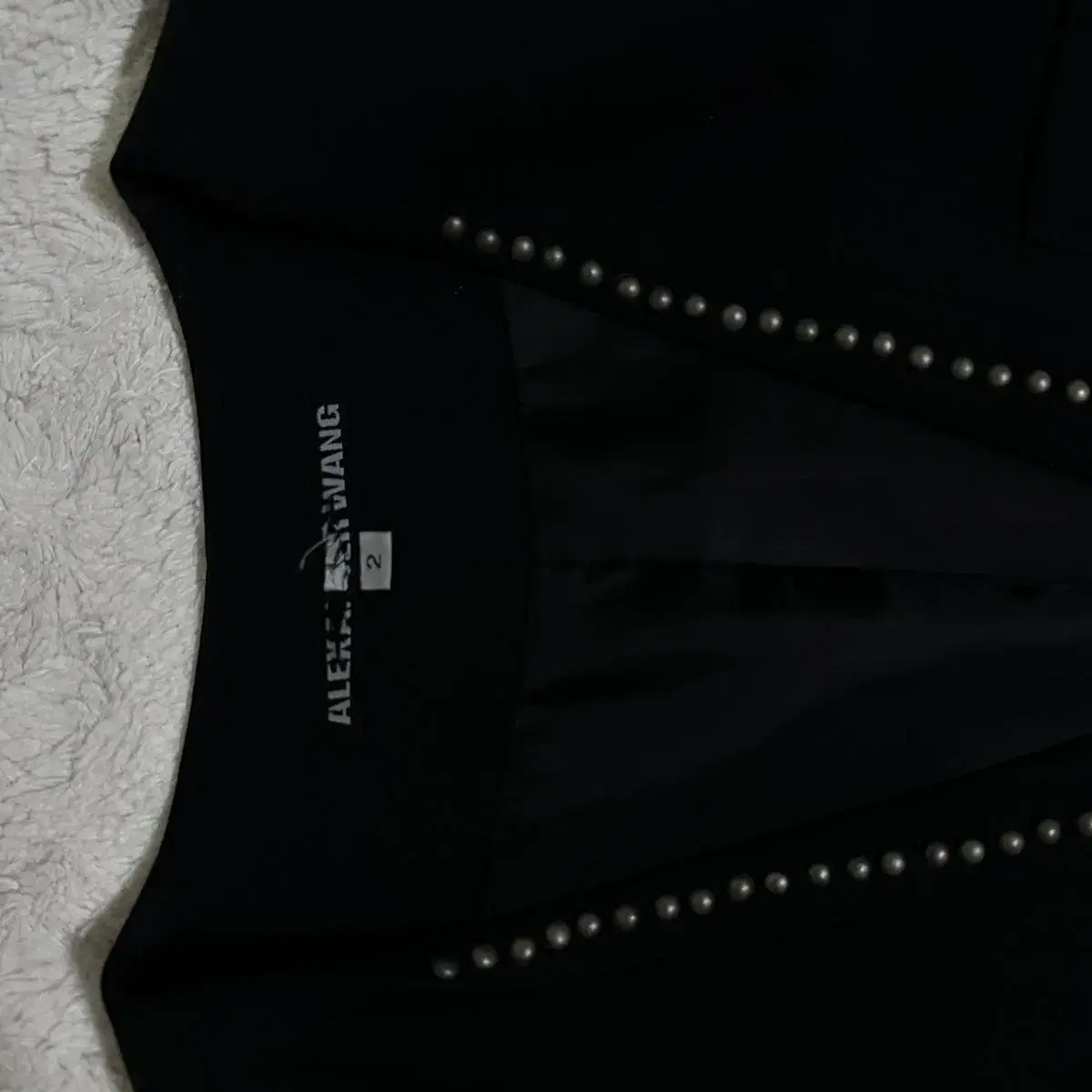 Alexanderwang 알렉산더왕 crop stud blazer