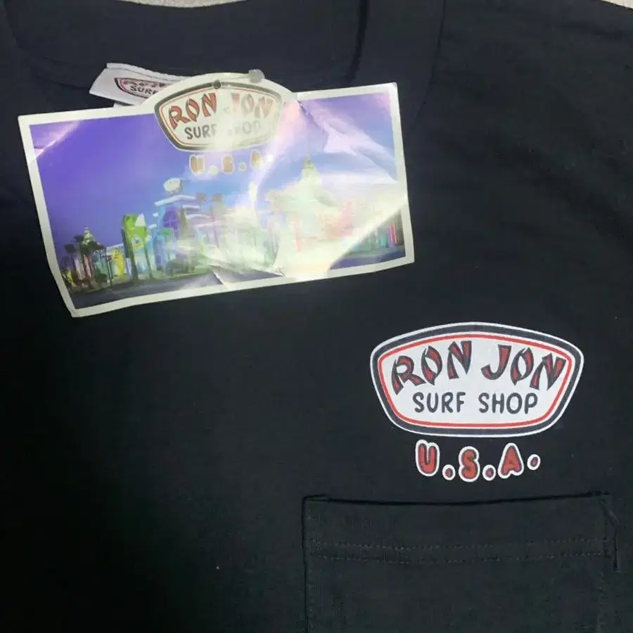 ron jon surf shop 프린팅 반팔