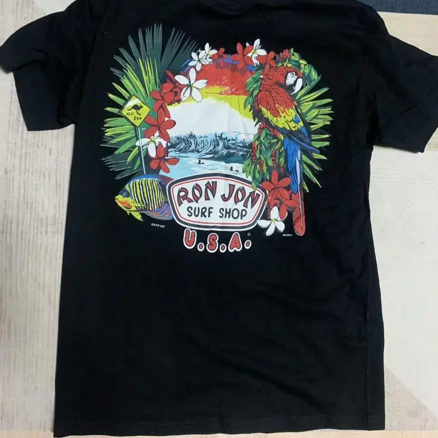 ron jon surf shop 프린팅 반팔