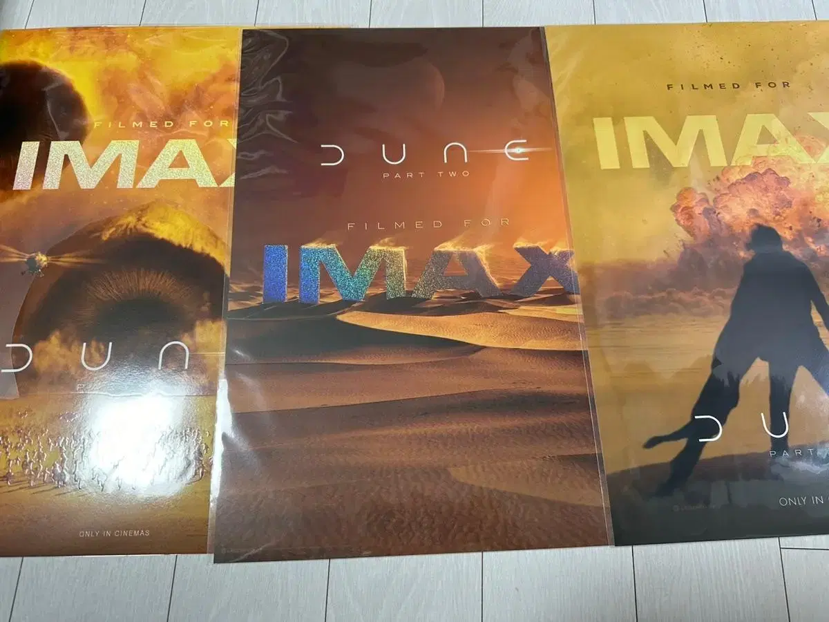 듄 아이맥스 포스터 3종 IMAX