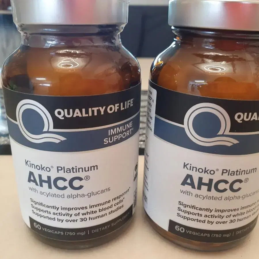 키노코 플래티넘 AHCC 750mg 2병 새제품