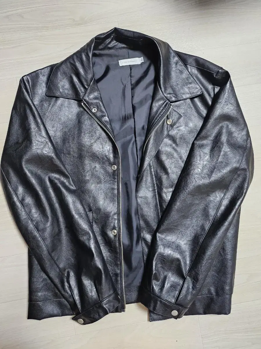 Men's Leather Jacket L Size Condition A