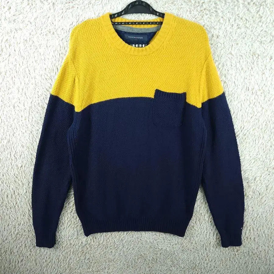 [M]Tommy Hilfiger Two-Tone Waffle Knit[Y42-086]/Vintage Ren