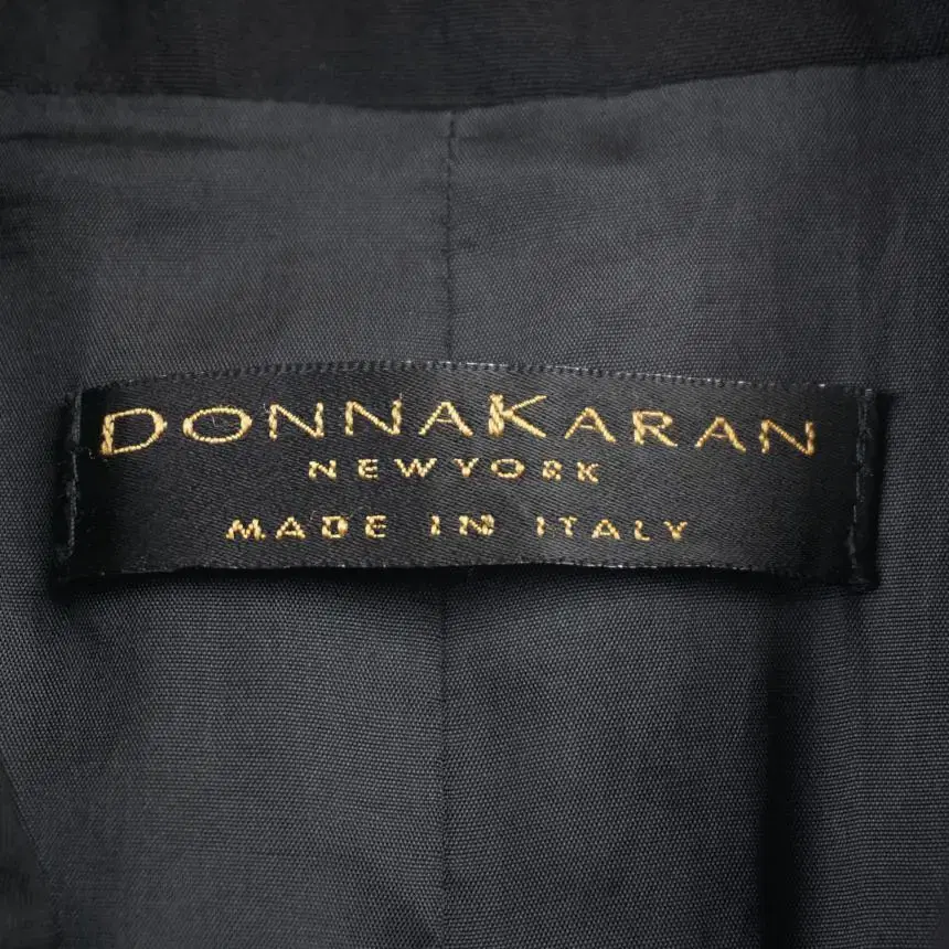 DONNA KARAN 도나카란 뉴욕 썸머울 블랙 트렌치코트 C286