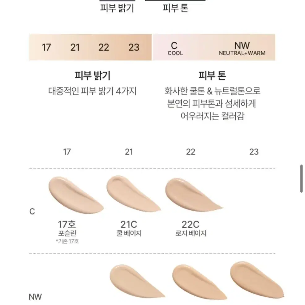 지베르니 파운데이션 21c 쿨베이지 새상품