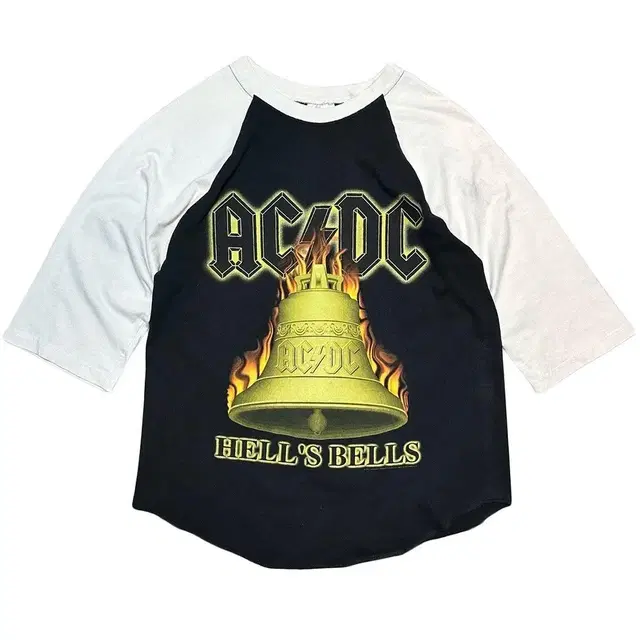 [95]ACDC 락밴드 2001 프린팅 티셔츠 made in usa