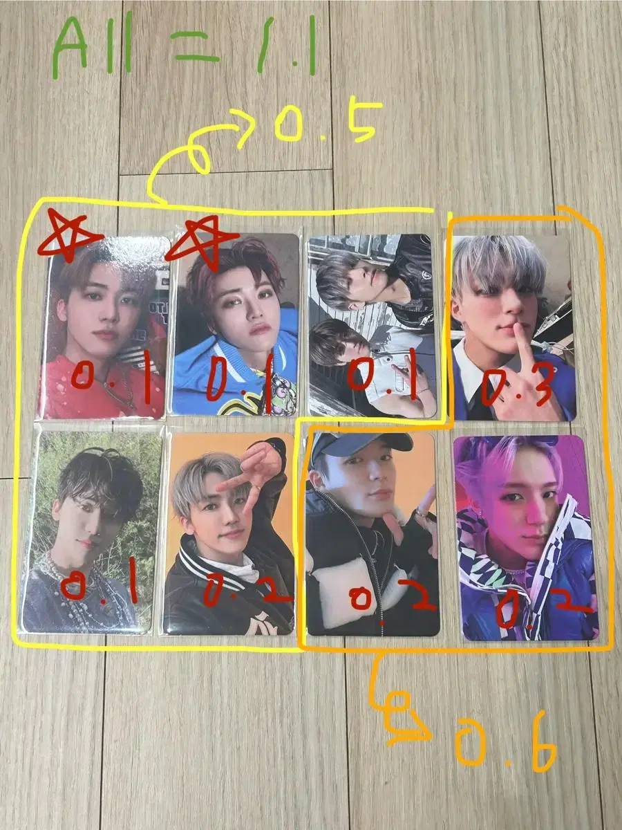 NCT Dream jaemin jeno photocard wts Candy Ittise ISTJ Hello Future Beatbox