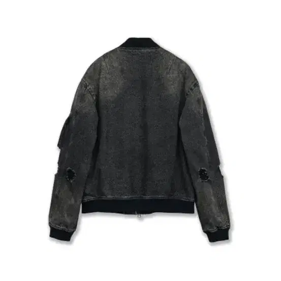 DENIM MA-1 JACKET (BLACK) M