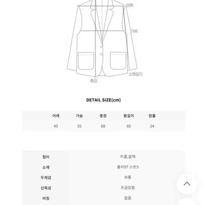 니어웨어 제작 언유즈얼리 자켓 / 챠콜