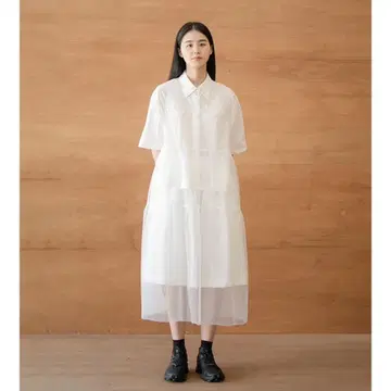 eunoia / layered mesh tuck dress | 브랜드 중고거래 플랫폼, 번개장터