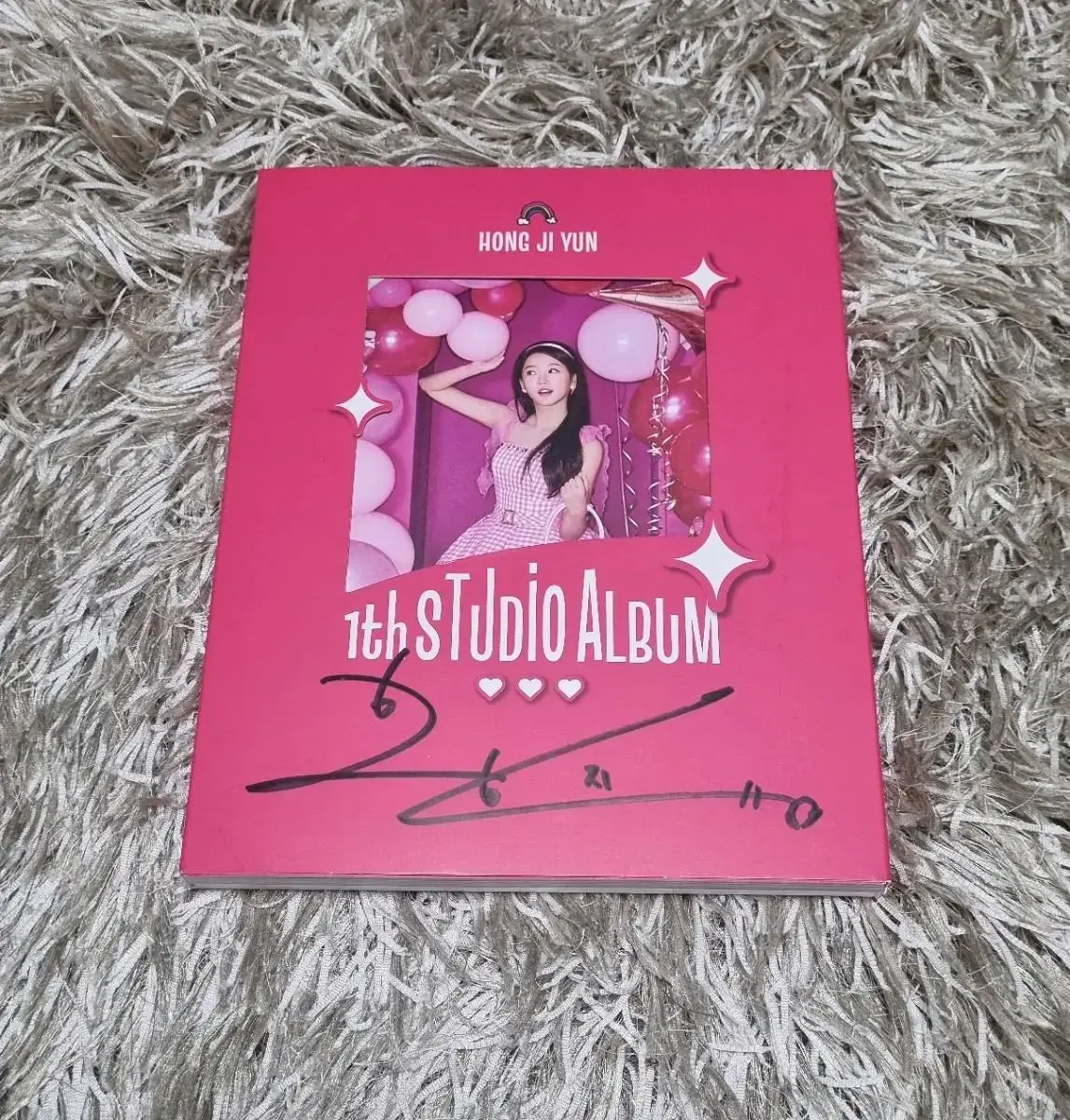 Hong Jiyoon Mistrot Trot Bobby autographed non-sale album