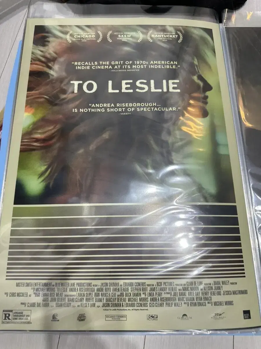 A3 poster to Leslie.