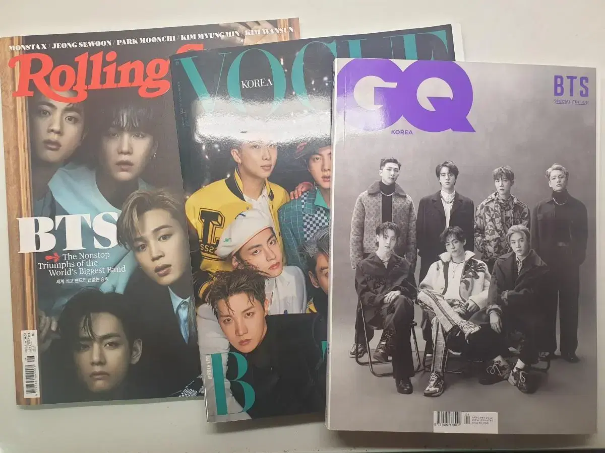 bts bangtan bts magazine gq vogue rolling stones wts