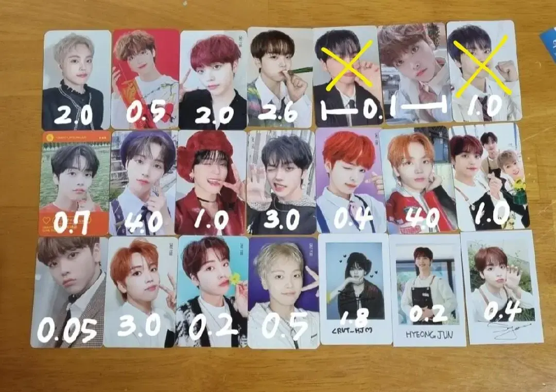 Cravity hyeongjun song hyeong jun photocard unreleased photocard ld WTS