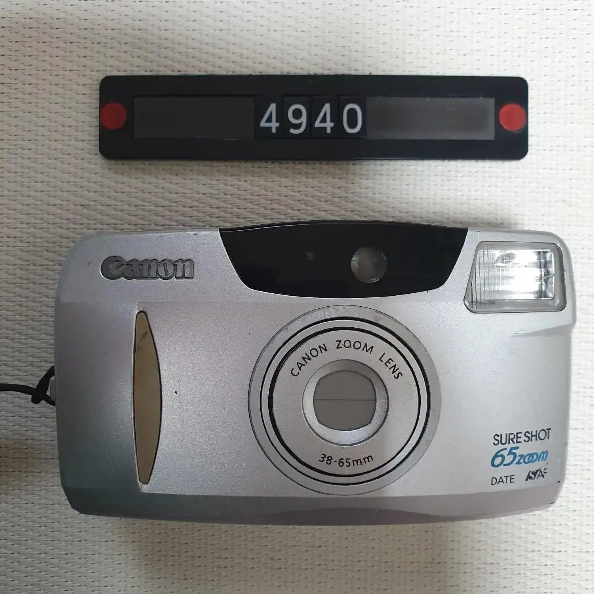 Canon SureShot 65 Zoom Data Back Film Camera