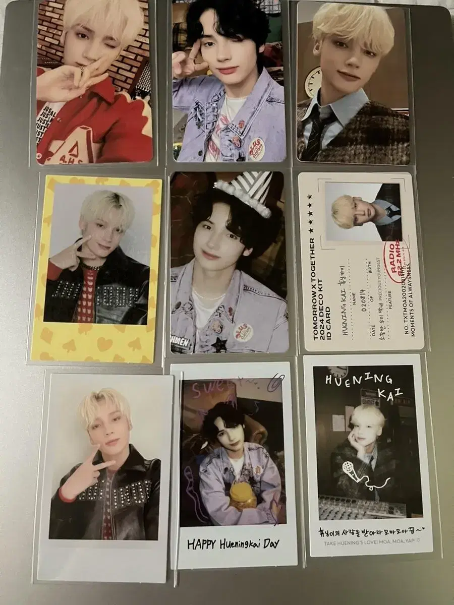 22 23 24 Deco Kits hueningkai photocard Bulk