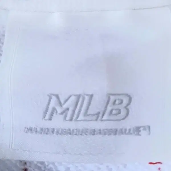 WT1447 MLB 여성 55사이즈 화이트 빅로고 맨투맨 (기모X)