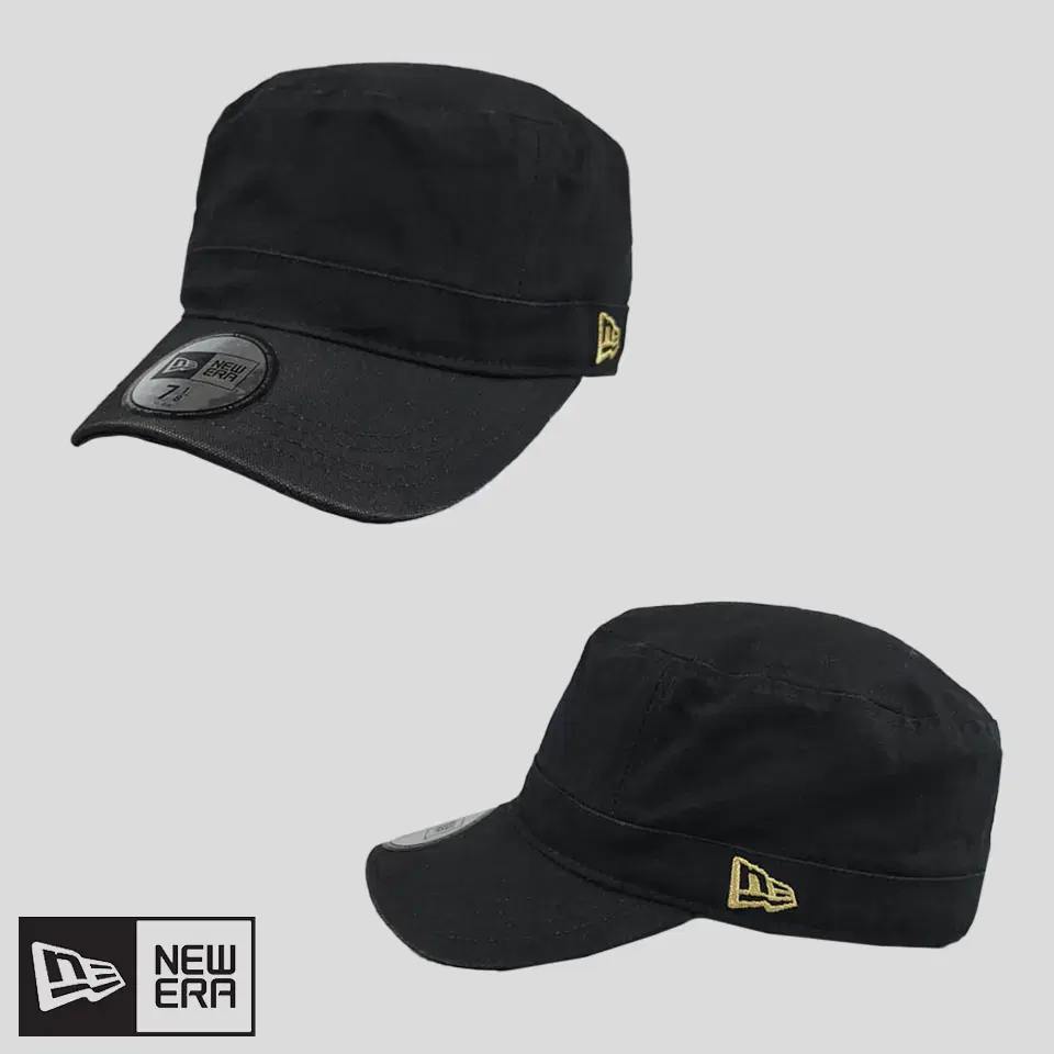 New Era JP Black Gold Cotton100 Patrol Cap Keum 55-57