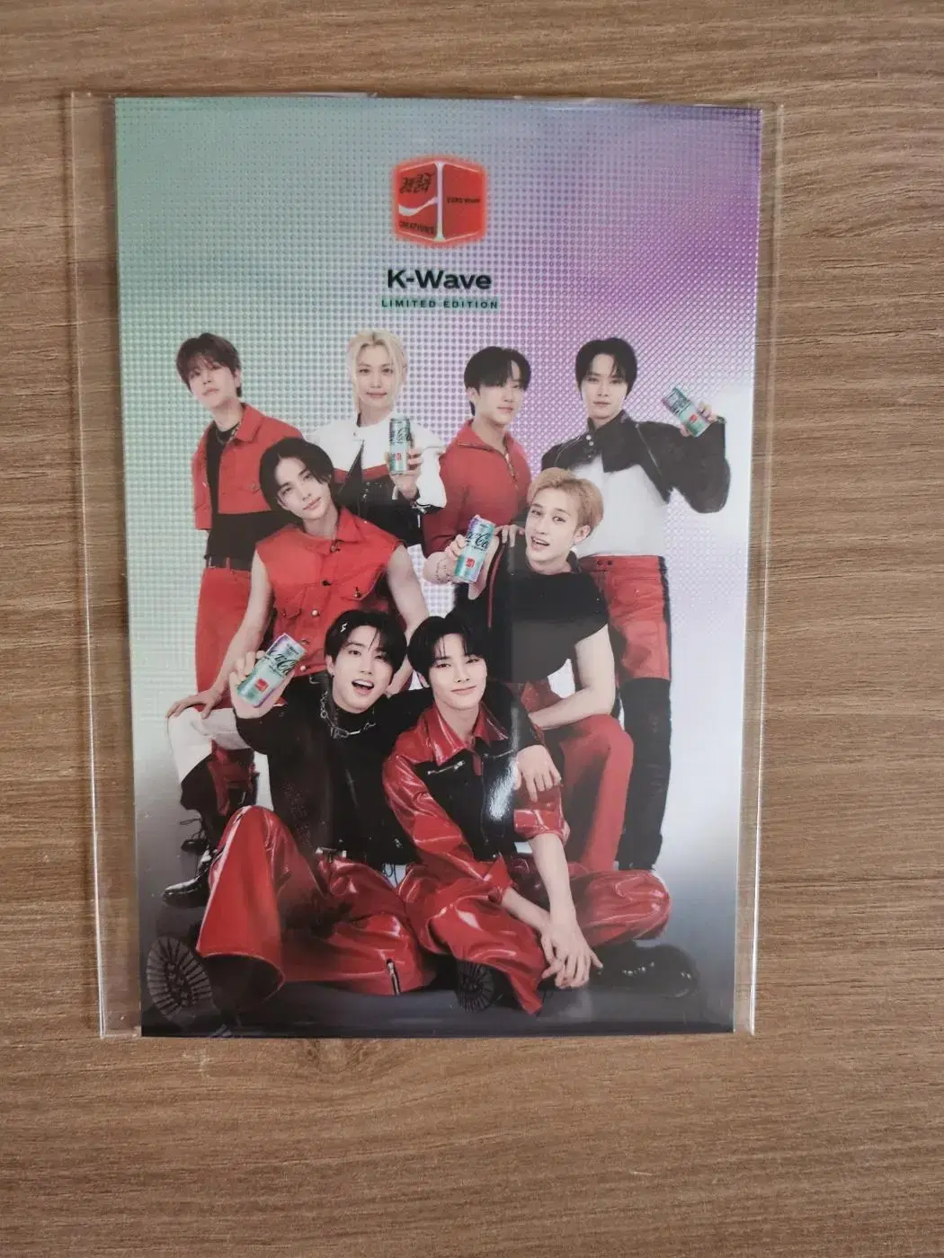 Coca-Cola Korean Wave limited edition postcard skz sells.