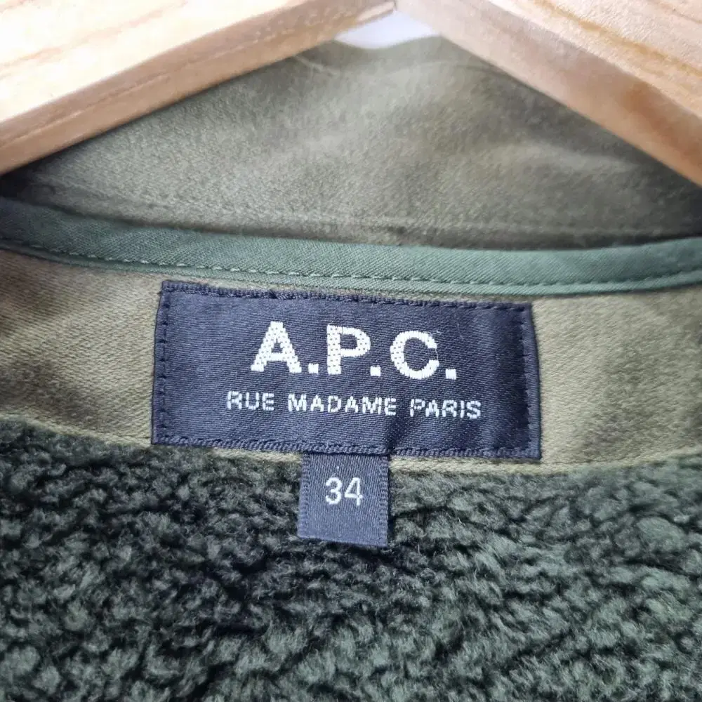 Z4179 아페쎄 카키 더블포켓 야상자켓 34호 APC 재킷