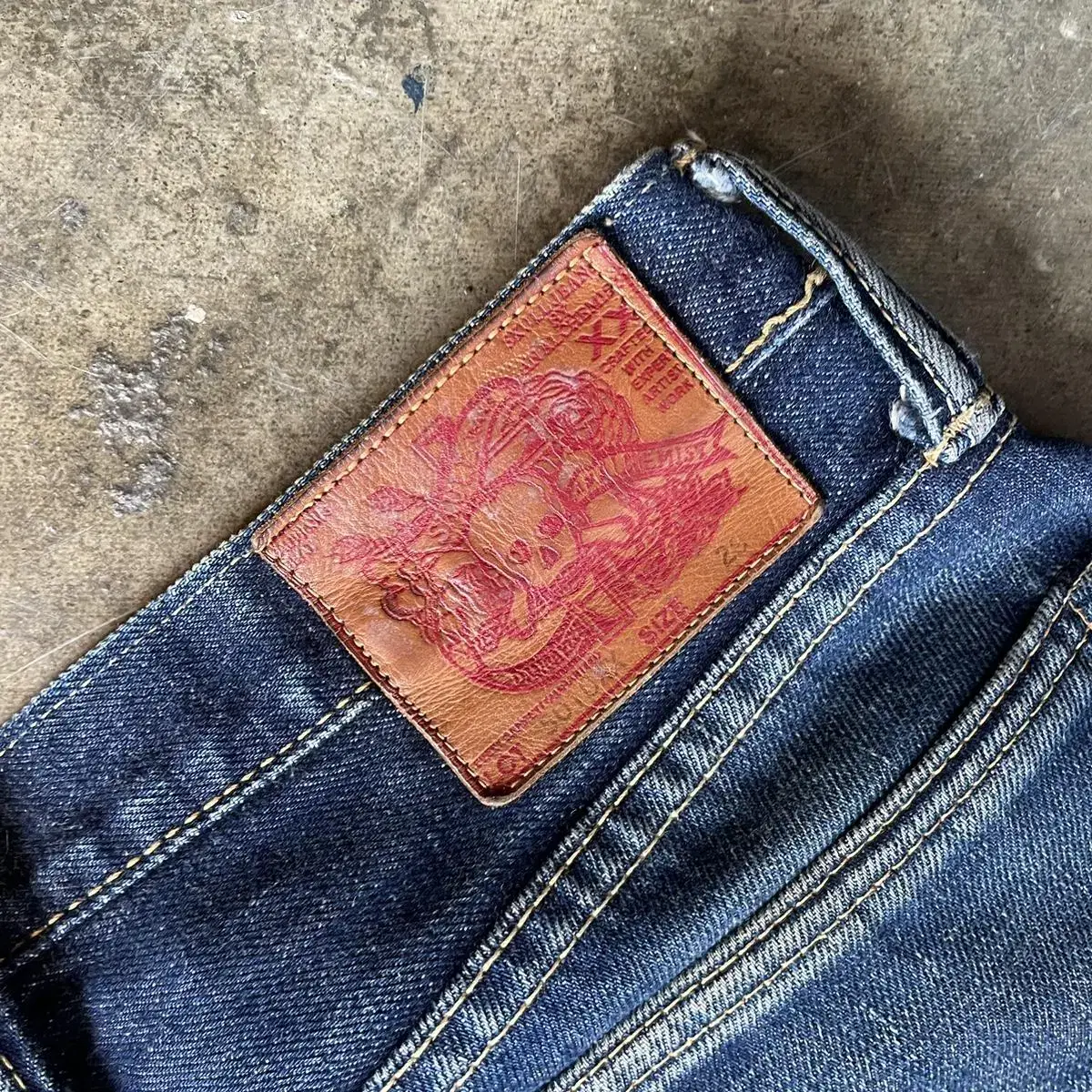 JP SKULL JEANS 5010XX selvedge