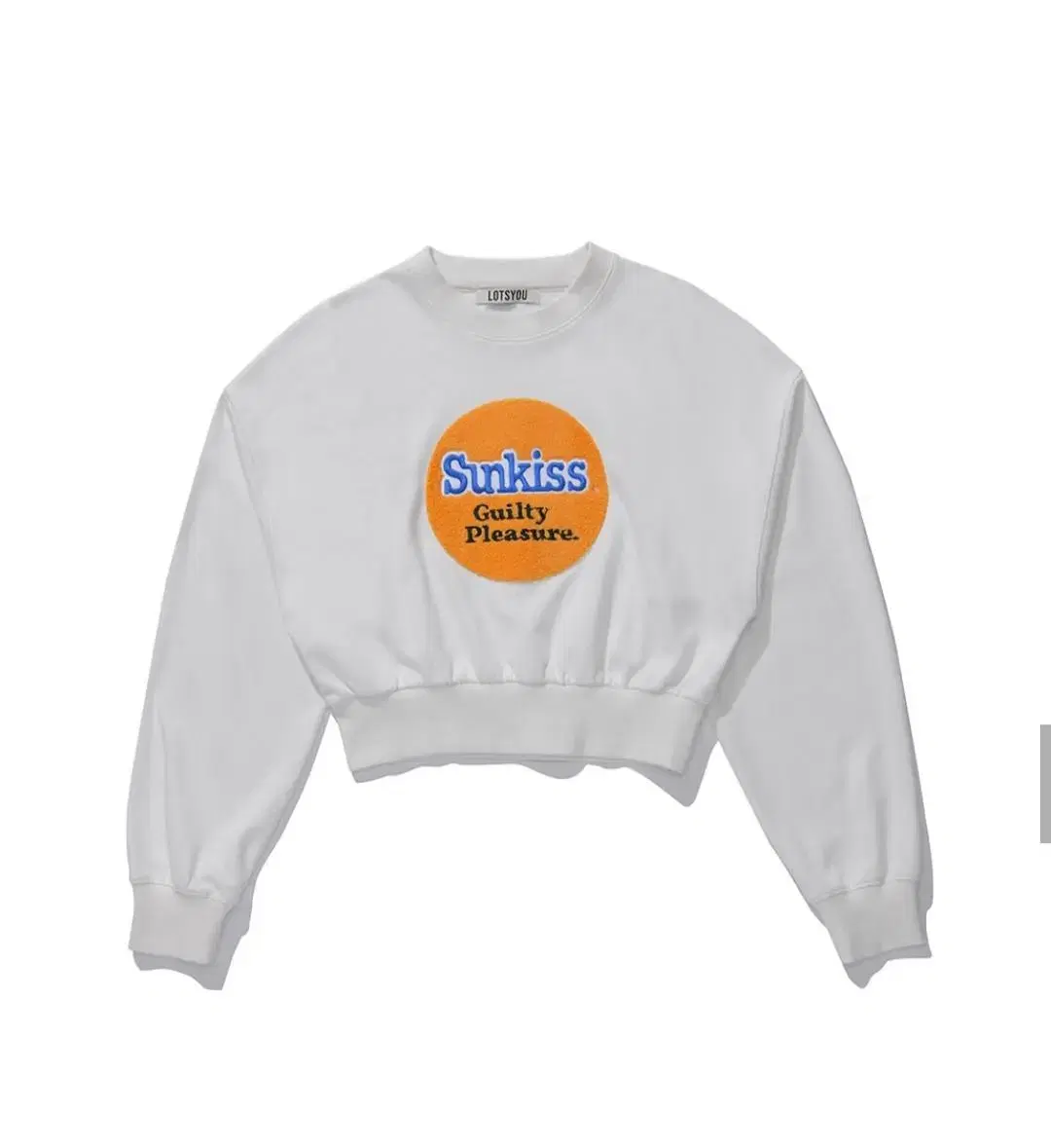 lostyou_ Sun Kiss Sweat Shirt White 라츠유