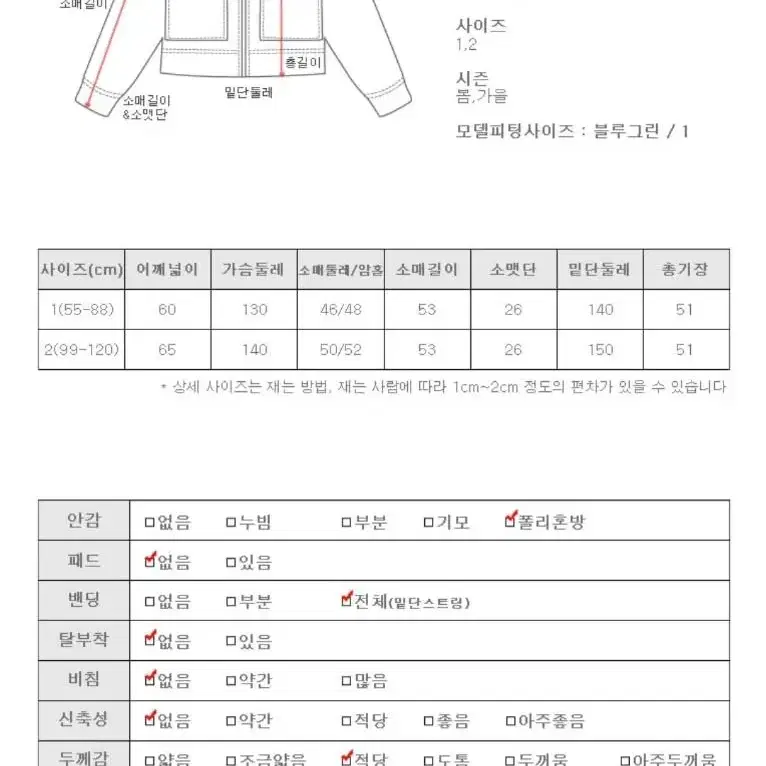 블루팝스 릿킴 로컬맨션 나일론 크롭 후드점퍼