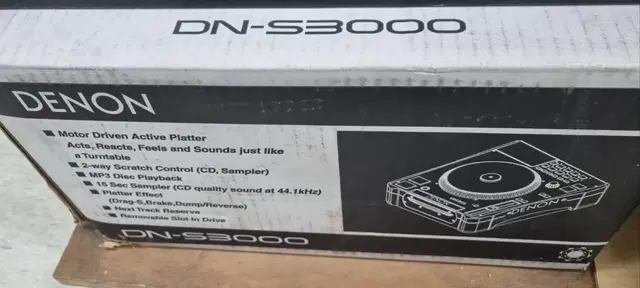 데논 시디 DN-S3000 DJ용 CDJ 신품 박스 팝니다.