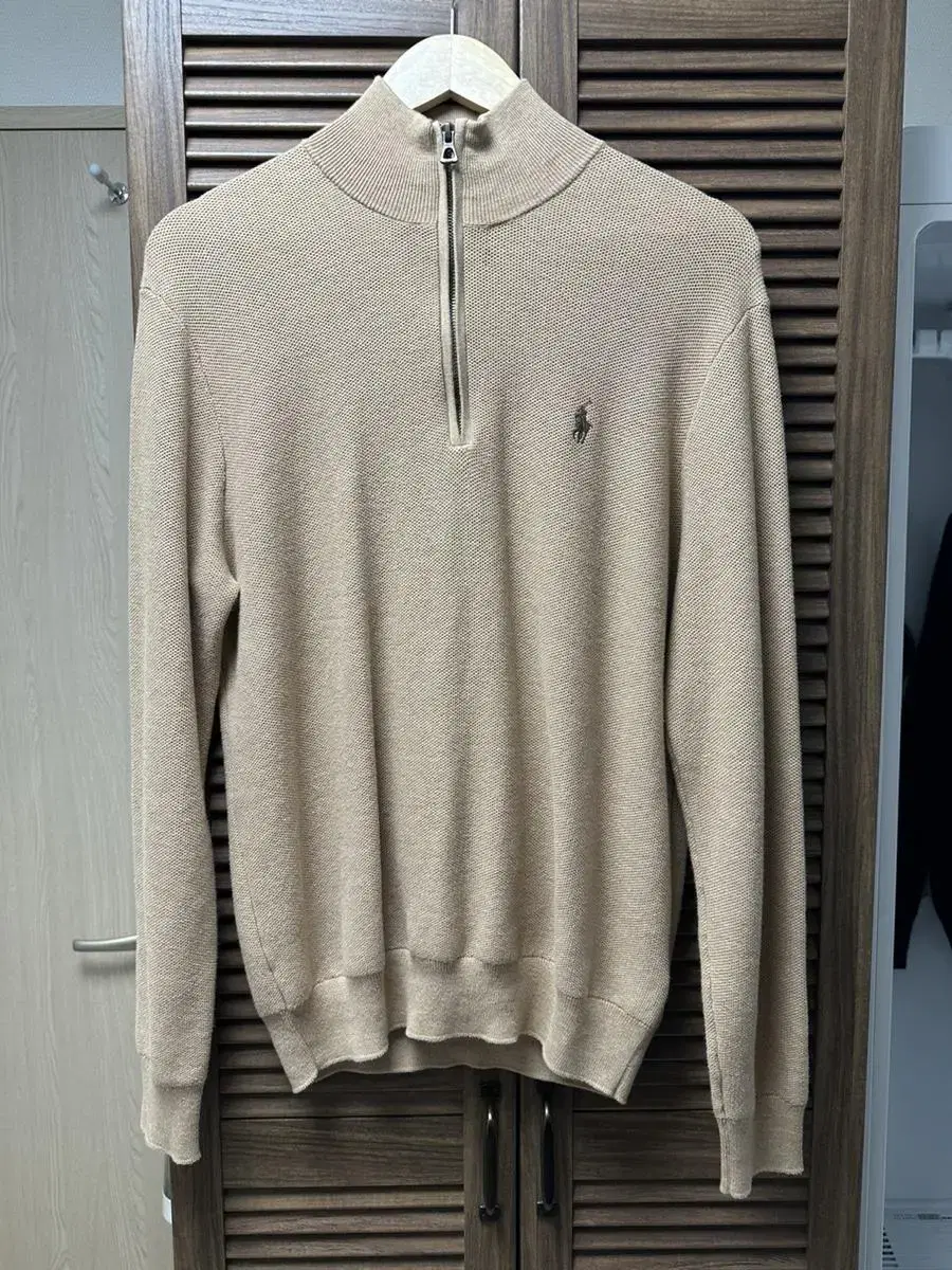 Vahn Polo Sweatshirt Knit Brown Medium